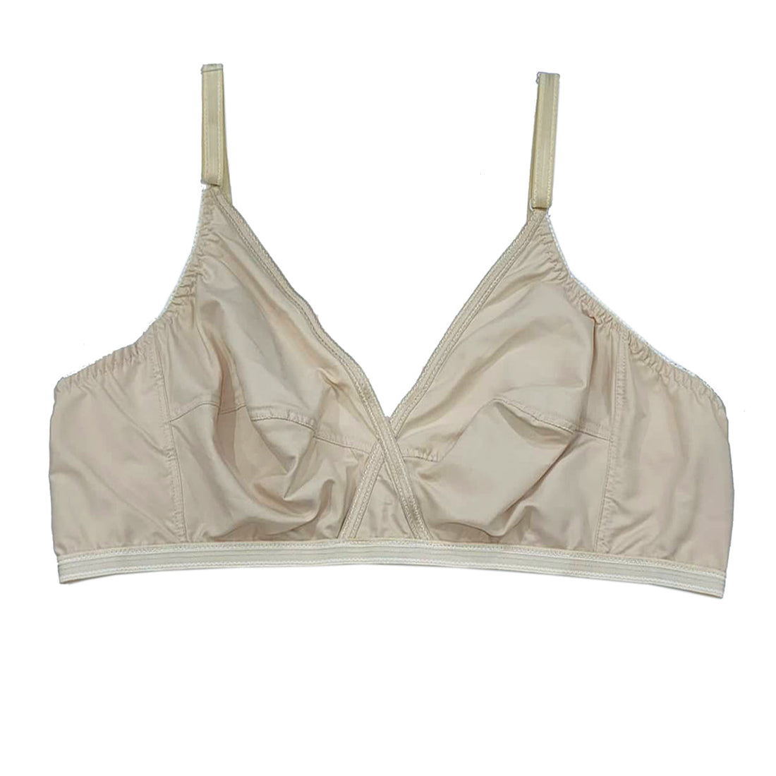 1 pcs Non Padded Soft Comfortable  Cotton  Plus Size Bra For Women