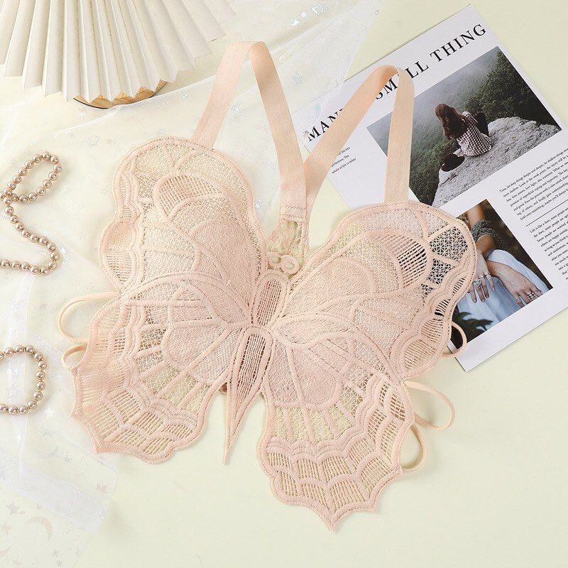 High Quality Backless Butterfly Lace Design Cross Back 556