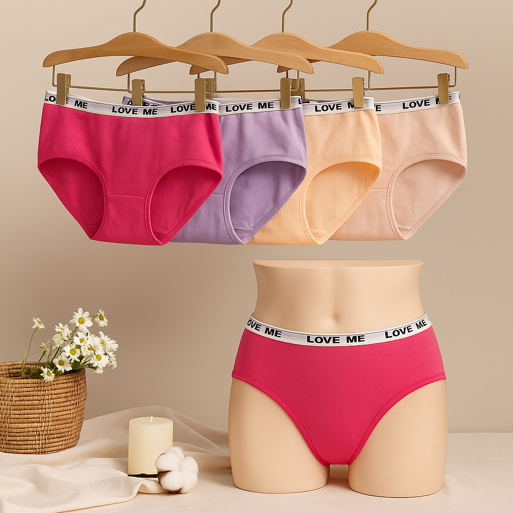 Plain Love Patti Casual Use Cotton Panties 606