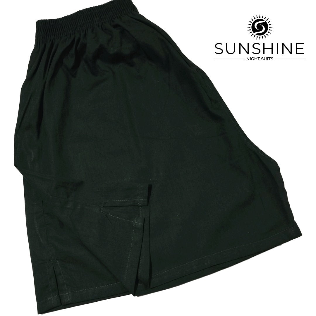 Cotton Boxer Shorts Dark Green
