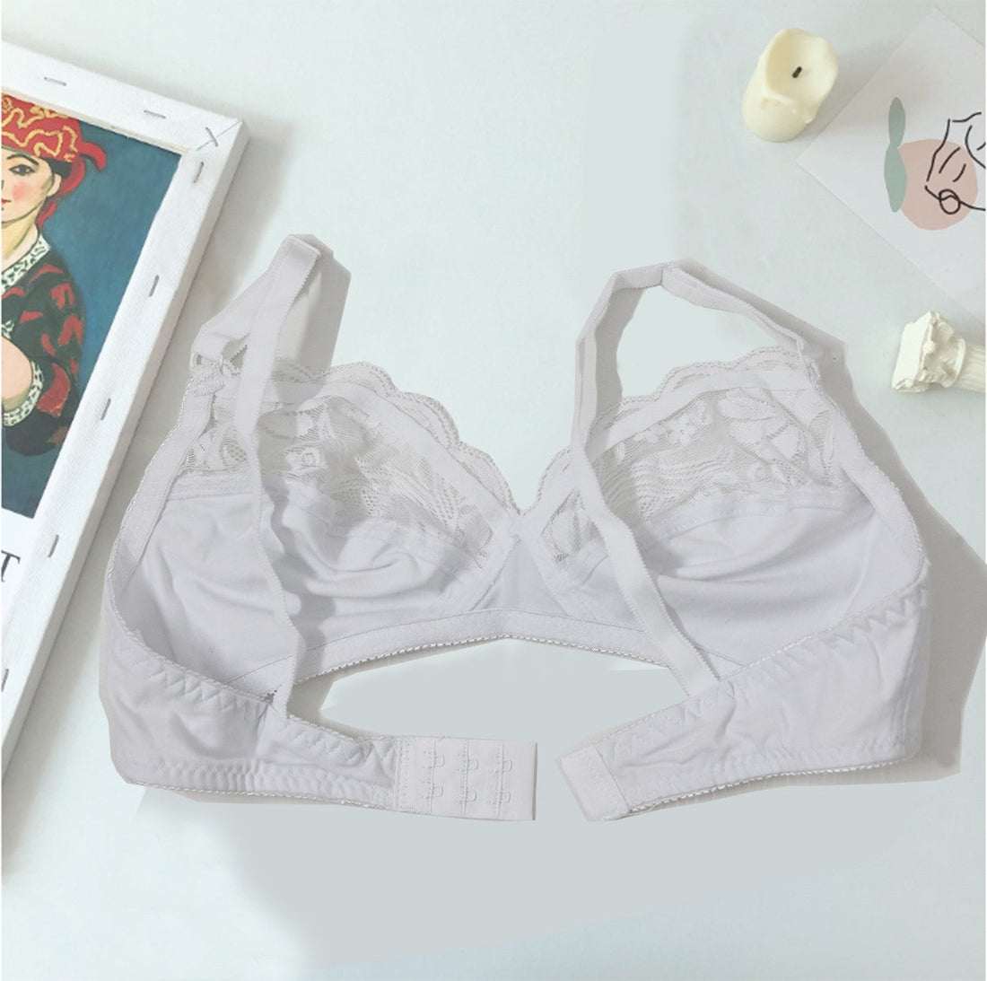 Wild Gentle-001 Non Padded & Non-Wired Cotton Full Cover Bra.