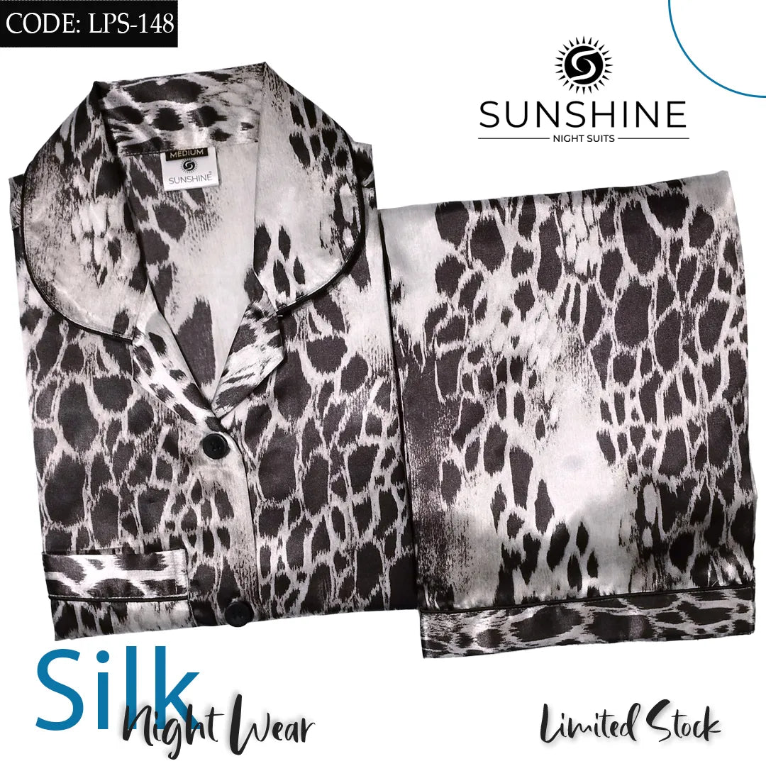 Printed Silk Nightdress LPS-148