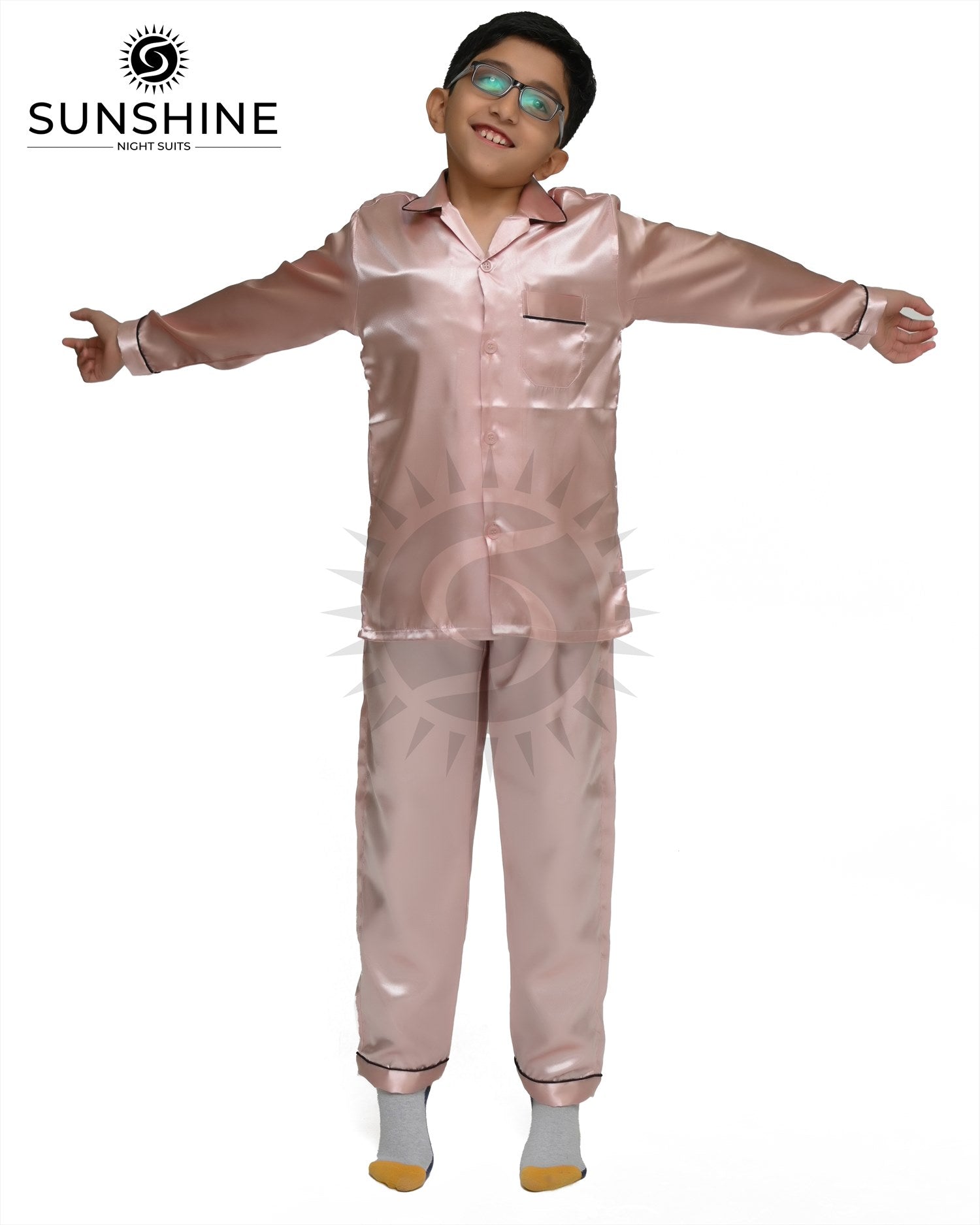 Skin Silk Nightwear For Boys