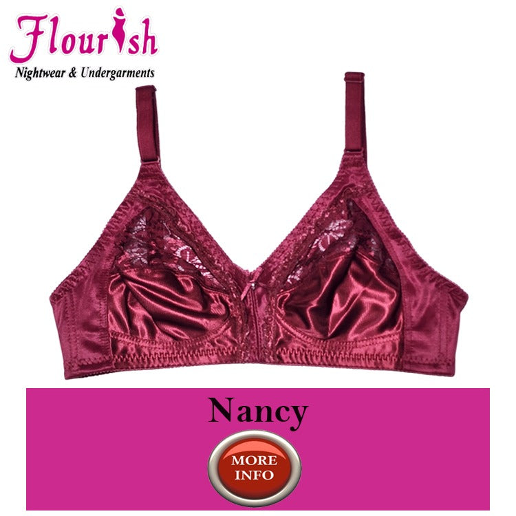 Nancy Bra Non Padded Non-wired Half Net attractive style Casual bra For Girls Wen