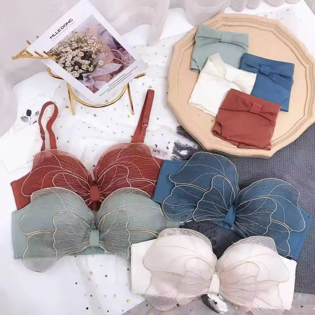 High quality bra lace bra women bra 3\4 cup bra gather bra seamless bra push up bra AB CUP