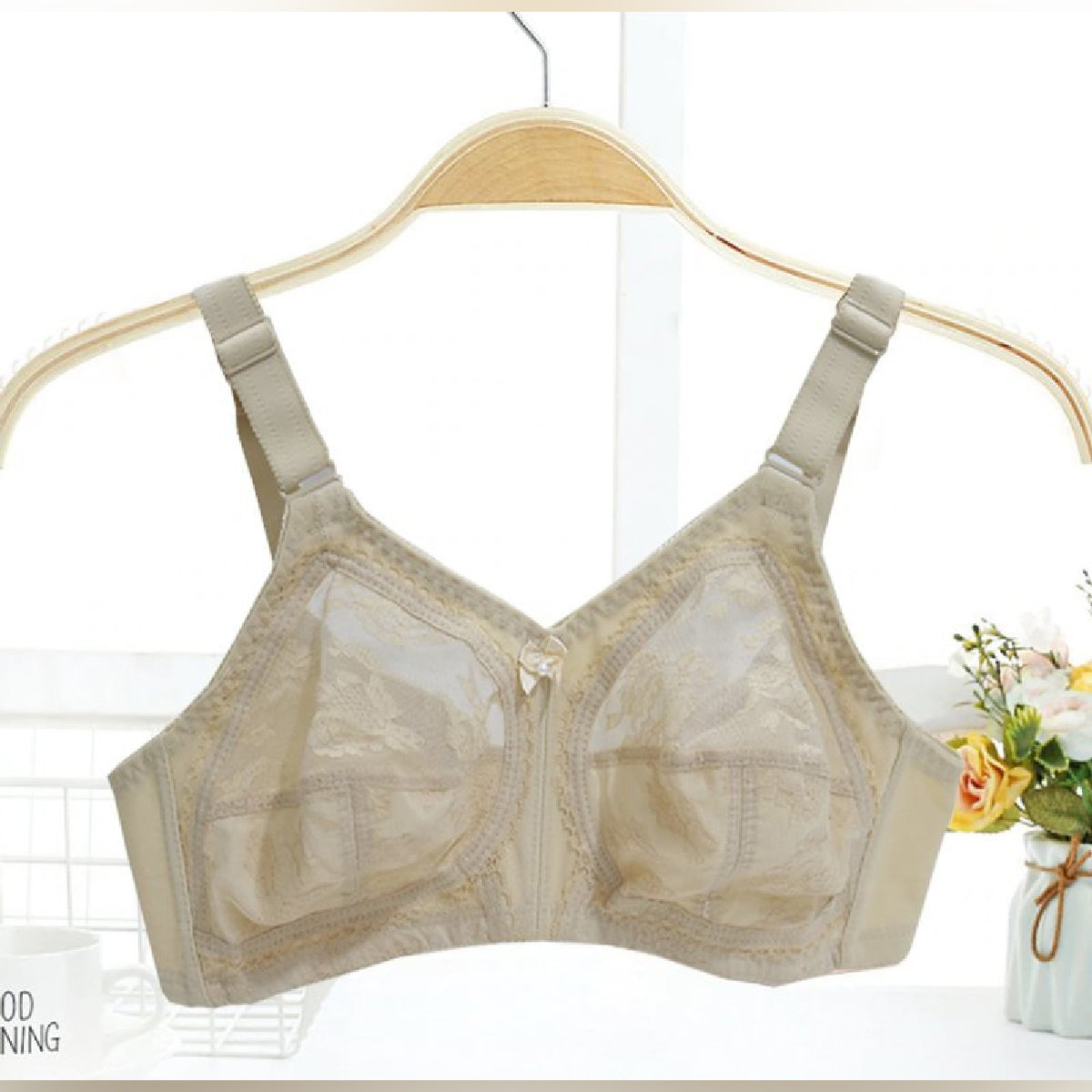 Plus Size Disclosure Non-Padded Non-Wired Full Coverage Bra