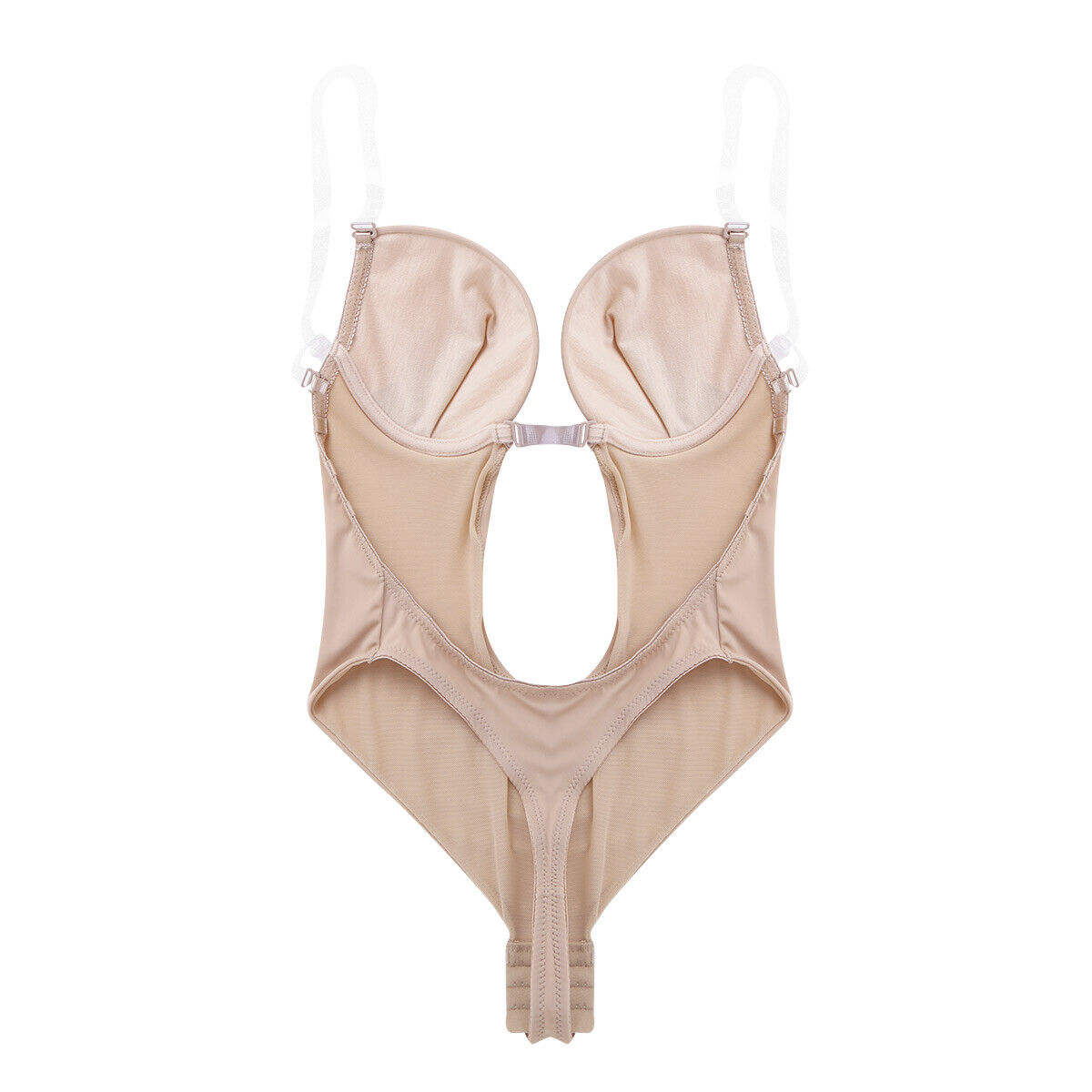 High Quality Adjustable Straps Full Body Shaper With Toilet Hole 8809