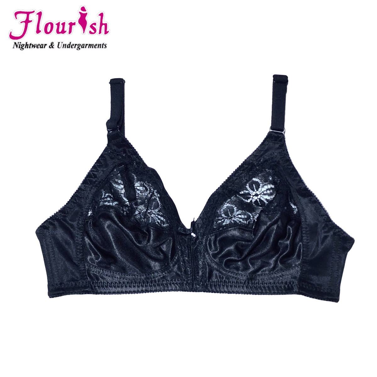 Nancy Bra Non Padded Non-wired Half Net attractive style Casual bra For Girls Wen