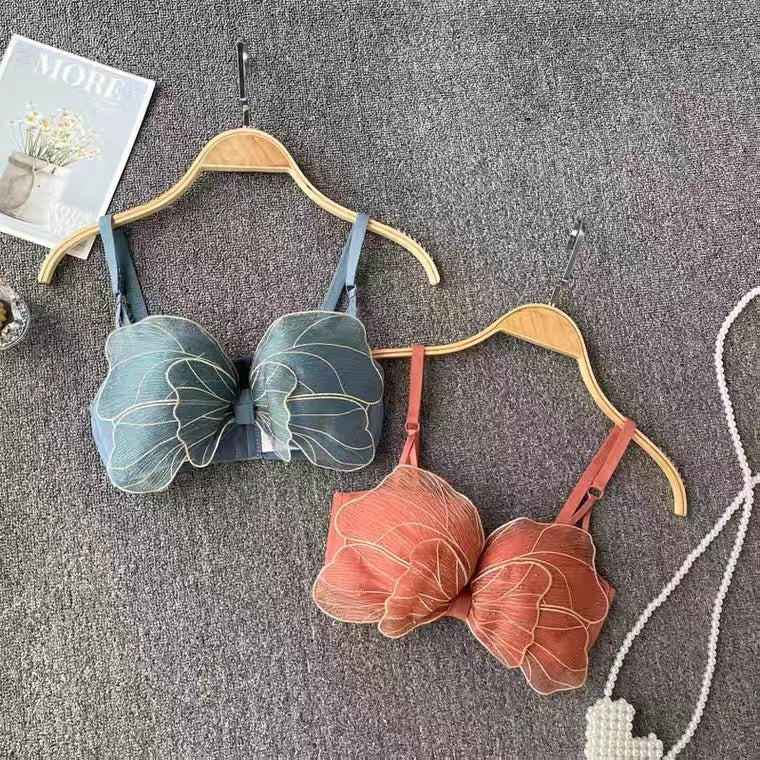 High quality bra lace bra women bra 3\4 cup bra gather bra seamless bra push up bra AB CUP