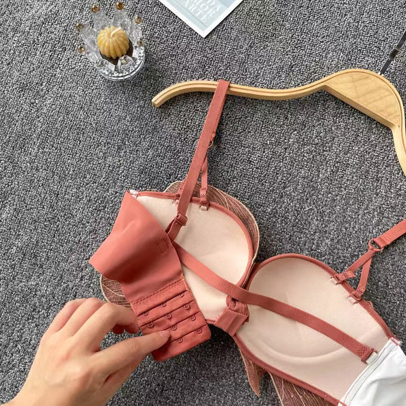 High quality bra lace bra women bra 3\4 cup bra gather bra seamless bra push up bra AB CUP