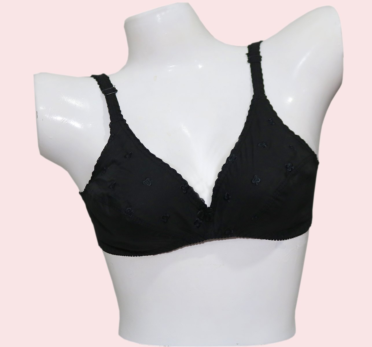 SASAN Non-Padded Embroidered Full Cover Cotton Bra